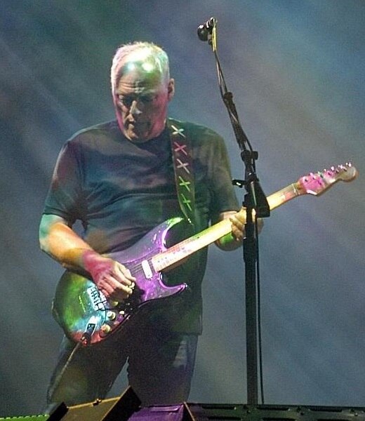 Gilmour performing in Munich, 2006