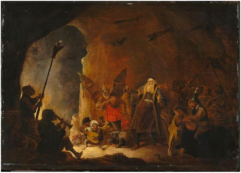 File:David Teniers (II) - Arrival of the rich man in hell.jpg