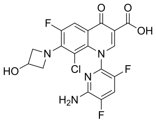 <span class="mw-page-title-main">Delafloxacin</span> Chemical compound