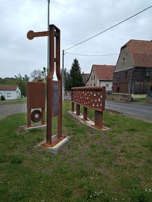 Denkmal zum Eisenbahnunfall von Bornitz 1956