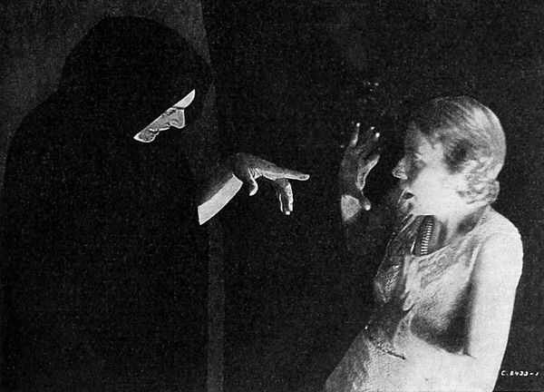 Promotional photograph for The Detective Story Hour, with James La Curto as The Shadow (1930)