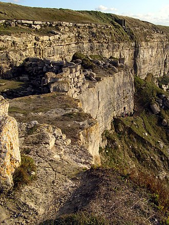 Disused quarry above Mutton Cove Disused quarry above Mutton Cove - geograph.org.uk - 1034070.jpg