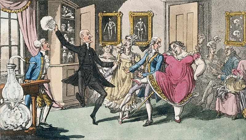 File:Doctor and Mrs Syntax, with a party of friends, experimentin Wellcome L0022227.jpg