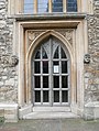 Doorway to the tower of the Church of St Mary in Putney. [29]