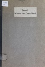 Miniatuur voor Bestand:Dr. Johnson and the Catholic Church (IA drjohnsoncatholi00russ).pdf