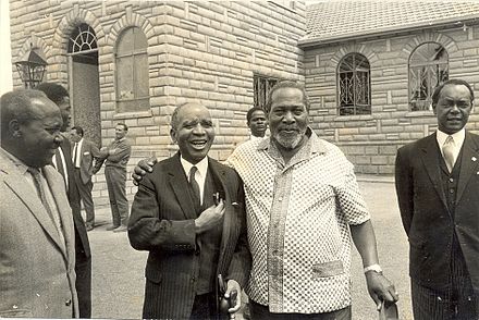 Kenyatta with Malawian President Hastings Banda