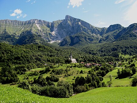 Drežnica village Slovenia