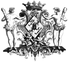 Arms of the Duchess of Kendal and Munster Melusine von der Schulenburg Duchess of Kendal coa.png