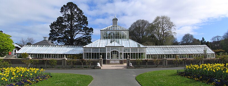 File:Dunedin Botanic Gardens greenhouse panorama.jpg