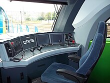 The driver's cab.