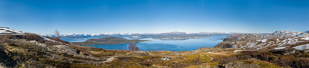 Panorama af Kvænangenfjord