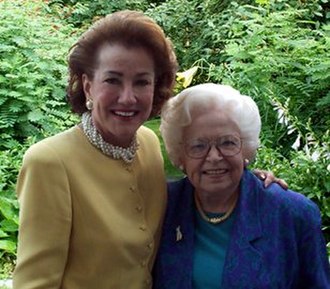 Elizabeth Dole with friend and mentor Virginia Knauer