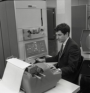 Ed Fredkin working on PDP-1.jpg