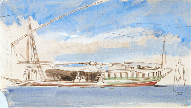 File:Edward Lear - Boat on the Nile - Google Art Project.jpg