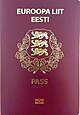 Cover of Estonian biometric passports issued from 2014 until 2021 Eesti pass 2014.jpg