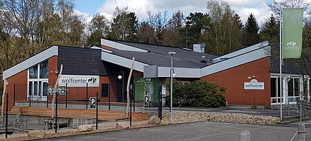 Eingang Wolfcenter