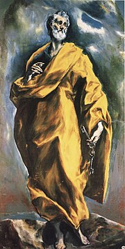Miniatura para San Pedro (El Greco, El Escorial)