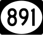 Puerto Rico Tertiary Highway 891 marker