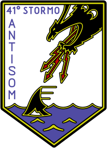 Enseigne du 41º Stormo Antisom de l'armée de l'air italienne.svg