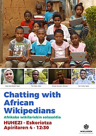 Chatting with African wikimedians