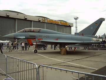 Eurofighter Typhoon op de vliegshow van Berlijn (ILA) in 2006.