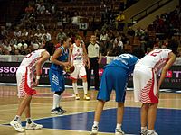 FIBA EuroBasket Women 2011 Dimitra Kalentzou Free Throws.jpg