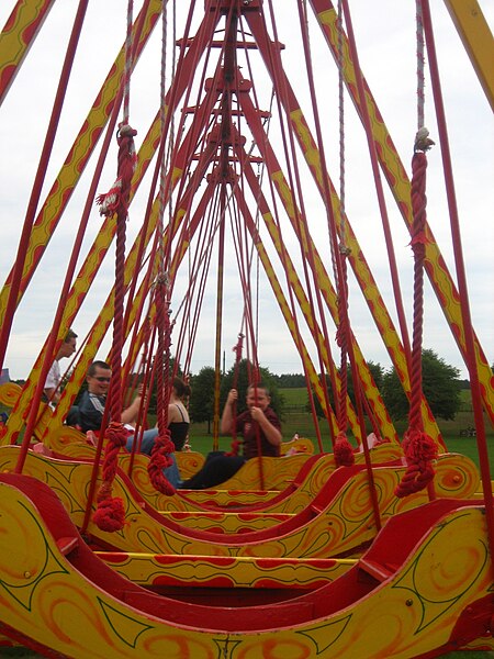 File:Fairground boat ride, Beamish Museum, 8 August 2006.jpg