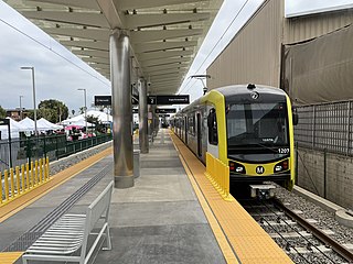 <span class="mw-page-title-main">Fairview Heights station (Los Angeles Metro)</span> Los Angeles Metro Rail station