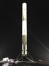 Falcon 9 flight 20's first-stage after landing