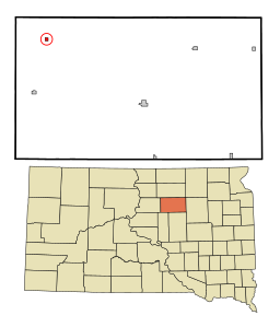 Onaka i Faulk County och South Dakota