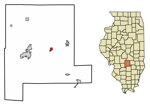 File:Fayette County Illinois Incorporated and Unincorporated areas Brownstown Highlighted.svg