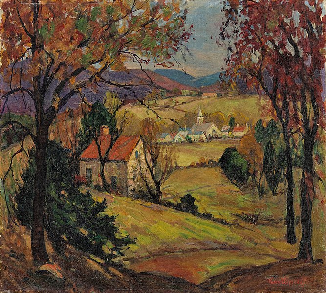 File:Fern Isabel Coppedge Buckingham Mountain in October ca 1940s.jpg