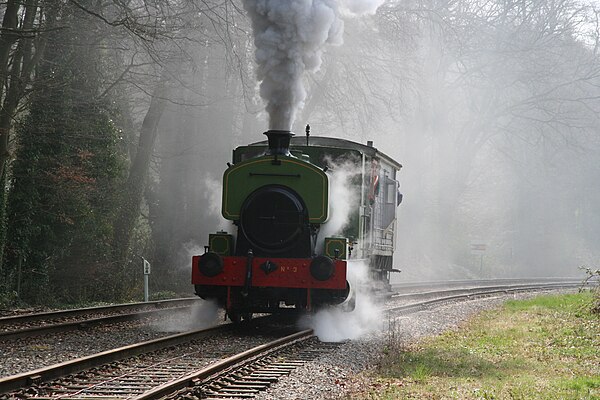 Ferrybridge No.3 on its first test run to Gorsey Bank after a total rebuild.