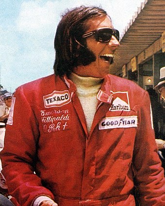 Emerson Fittipaldi en 1974.