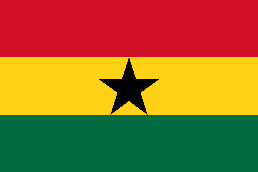 85px default Gana bayrağı