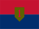 Flago de la unua Infanteriodivizio