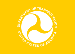 Miniatuur voor Bestand:Flag of the United States Assistant Secretary of Transportation.svg