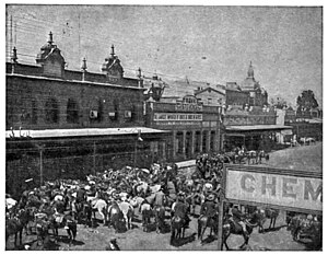 BOERS RECEIVING ARMS AND EQUIPMENTS.