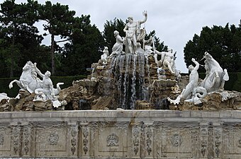 Château De Schönbrunn: Fondation, Le château moderne, Le parc