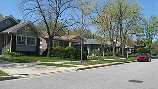 <span class="mw-page-title-main">Forest–Moraine Residential Historic District</span> Historic district in Indiana, United States