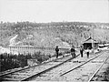 Forks of the Credit CVR Railway Station and Trestle 1890.jpg