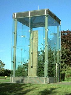 Suenos Stone Large ancient stone marker in Scotland