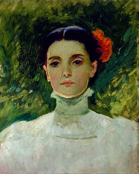 File:Frank Duveneck - Portrait of Maggie Wilson - 85.166 - Museum of Fine Arts.jpg