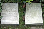 Friedrich Krupp und Therese Grabplatten