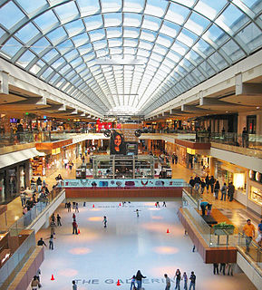 The Galleria shopping mall in Houston, Texas