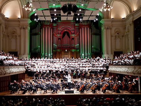 Carol Concert 2010 Auckland Town Hall. Auckland Symphony Orchestra, conductor Gary Daverne, with combined Pacific Island Church choirs Gary-daverne-carols.jpg