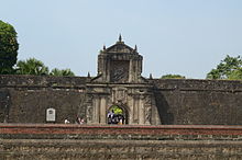 Gate of Fort Santiago at the historic walled area of Intramuros, City of Manila. (2013) Gate of Fort Santiago.JPG