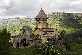 Le monastère vu depuis le sud-est.