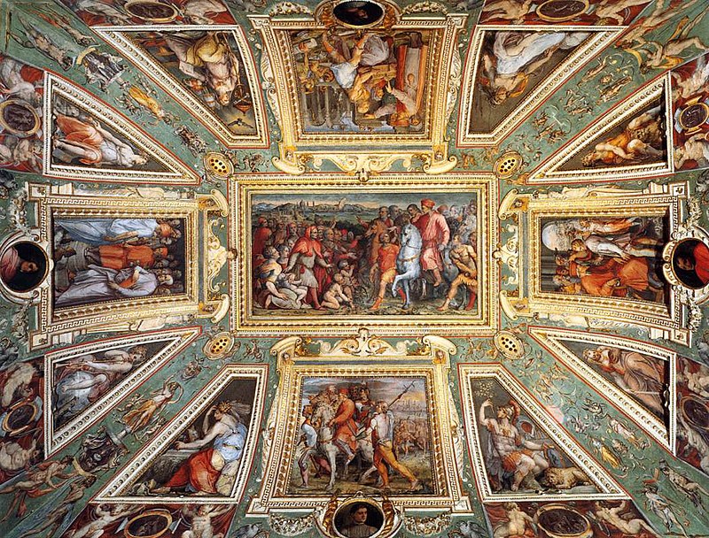 Giorgio Vasari - Ceiling decoration - WGA24305.jpg