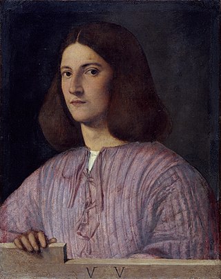 <i>Giustiniani Portrait</i> Painting attributed to Giorgione